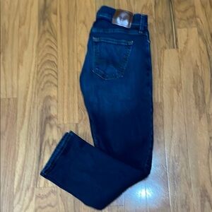 Men's Hollister Dark Blue Jeans Tag Size 30 x 30 Five Pocket